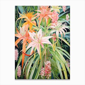 Tropical Plant Painting Spider Plant 3 Canvas Print