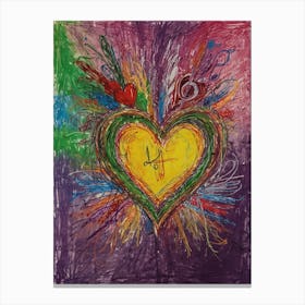 Heart Of Love 8 Canvas Print