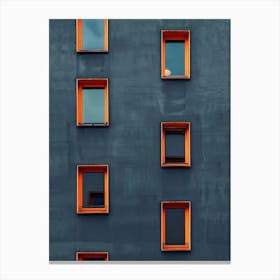 Building With Windows Canvas Print