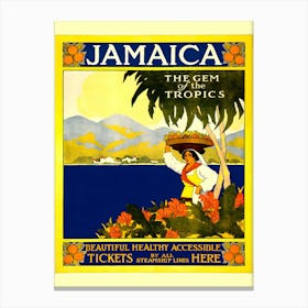 Jamaica The Gem Tropics Leinwandbild