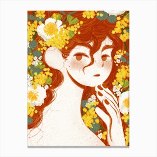 Mimosa Canvas Print