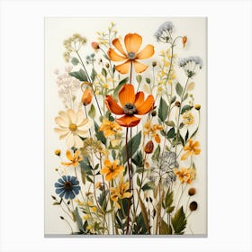 Gentle Watercolor Gardens Canvas Print