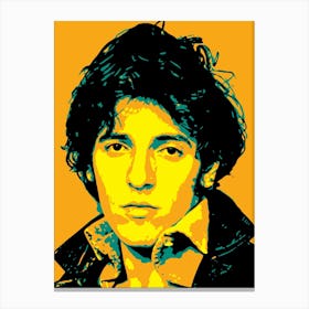 Bruce Springsteen Rock Music Singer Legend In Pop Art 3 Canvas Print