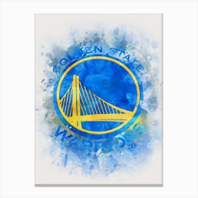 Golden State Warriors Paint Canvas Print