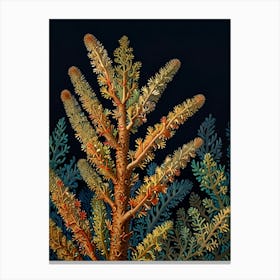 William Morris Coral Tree Canvas Print