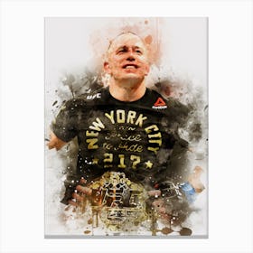 Georges St Pierre Canvas Print