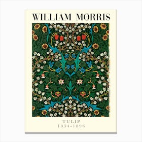 William Morris Tulip Canvas Print