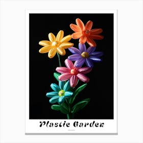 Bright Inflatable Flowers Poster Edelweiss 1 Canvas Print