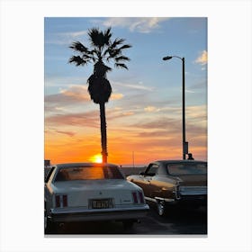 Venice Beach Sunset Vibe Canvas Print