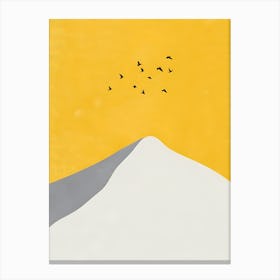 Birds Flying In The Sky Canvas Print