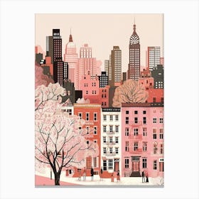 Spring in New York city Canvas Print