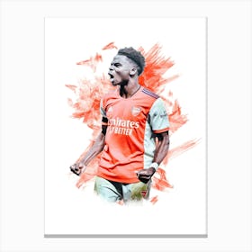 Bukayo Saka Arsenal 2 Canvas Print