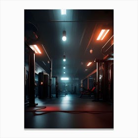 Dark Gym 2 Canvas Print