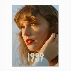 Taylor Swift 1989 Portrait Canvas Print