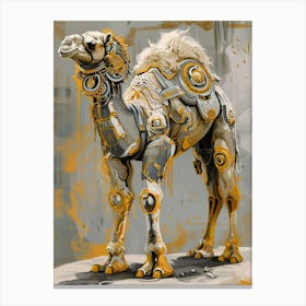 Camel Precisionist Illustration 4 Canvas Print