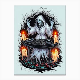 Ghost Dj Canvas Print