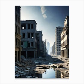 Abandoned City 1 Canvas Print