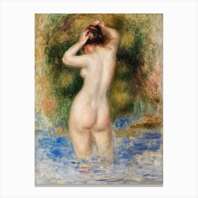 Bather (1890), Pierre Auguste Renoir Canvas Print