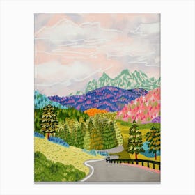 Dolomite Alps Italy Canvas Print