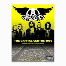 Aerosmith Music Gig Concert Poster Canvas Print