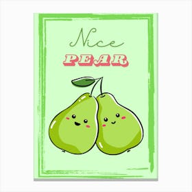 Nice Pear Canvas Print