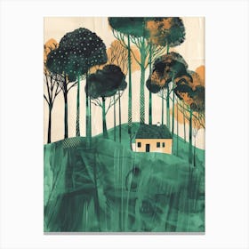 House In The Woods 5 Canvas Print