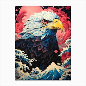 Eagle In The Sky Canvas Print