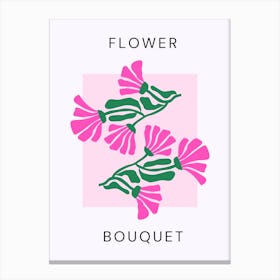 Flower Bouquet Design Canvas Print