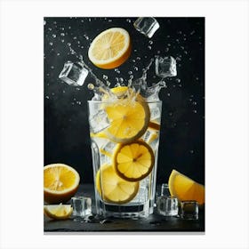 Lemon juice Canvas Print