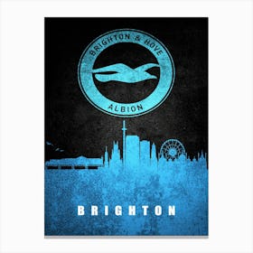 Brighton Hove Albion Canvas Print