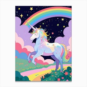 Unicorn In The Sky 23 Canvas Print