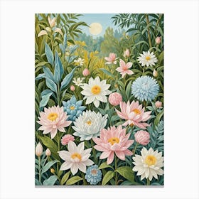 Secret Flower Garden Canvas Print