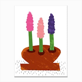 Happy Hyacinths Canvas Print