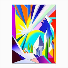 White Dwarf Abstract Modern Pop Space Canvas Print
