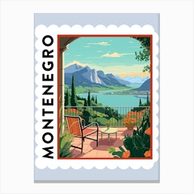 Montenegro 1 Travel Stamp Poster Canvas Print
