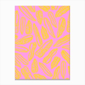 Palm Springs in Pink Canvas Print