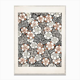 Floral Pattern, Shin Bijutsukai 1 Canvas Print