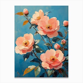 Pink Roses Canvas Print