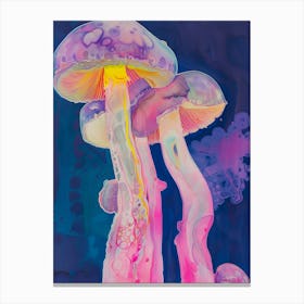 Mushroom Painting Canvas Print