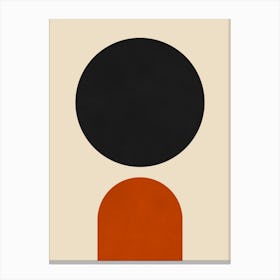 Minimalist geometric shapes 3 Canvas Print