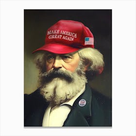 Karl Great Again Canvas Print