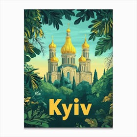 Aihrgdesign A Vintage Travel Poster Of Kyiv 5 Toile