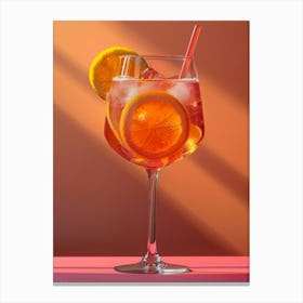 Cocktail In A Glass 3 Canvas Print