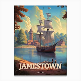 Jamestown Travel Canvas Print