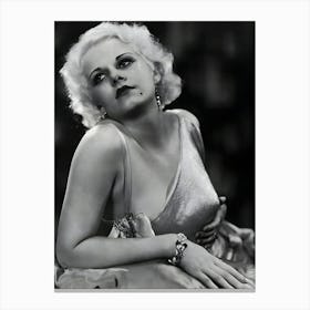 Jean Harlow In Publicity Photo Canvas Print