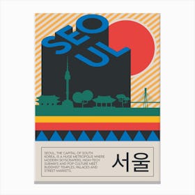 The Seoul Canvas Print