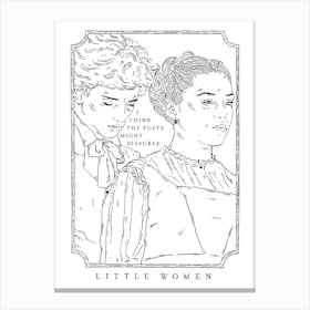 Little Women Canvas Print