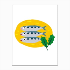 Sardines. Uk 1 Canvas Print