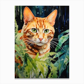 Orange Tabby Cat 3 Canvas Print