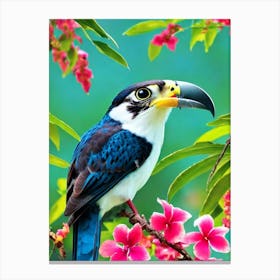 Falcon 1 Tropical bird Canvas Print